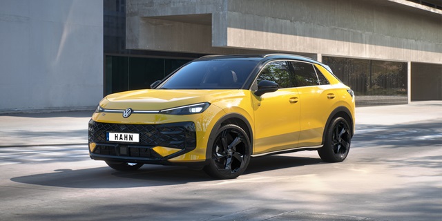 Der neue T-Roc von Volkswagen in gelb