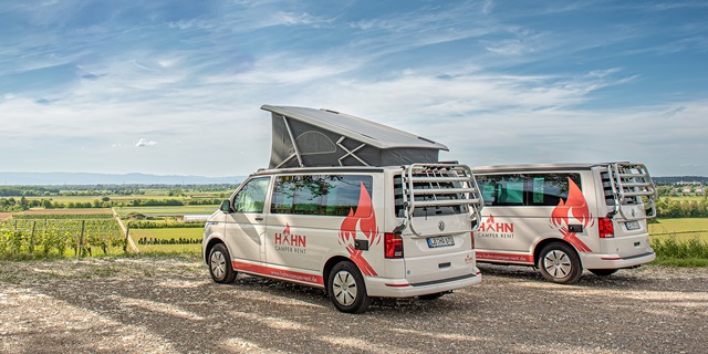 Key Visual Hahn Camper Rent - die VW Camper Vermietung von Hahn Automobile