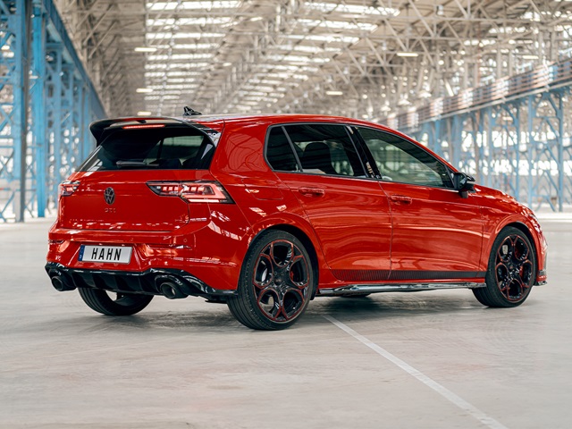 Heckansicht des VW Golf GTI Edition 50