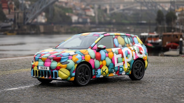 Škoda Epiq Erlkönig in der Seitenansicht