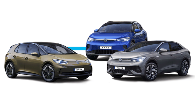 Modellfreisteller der Volkswagen ID. Modelle